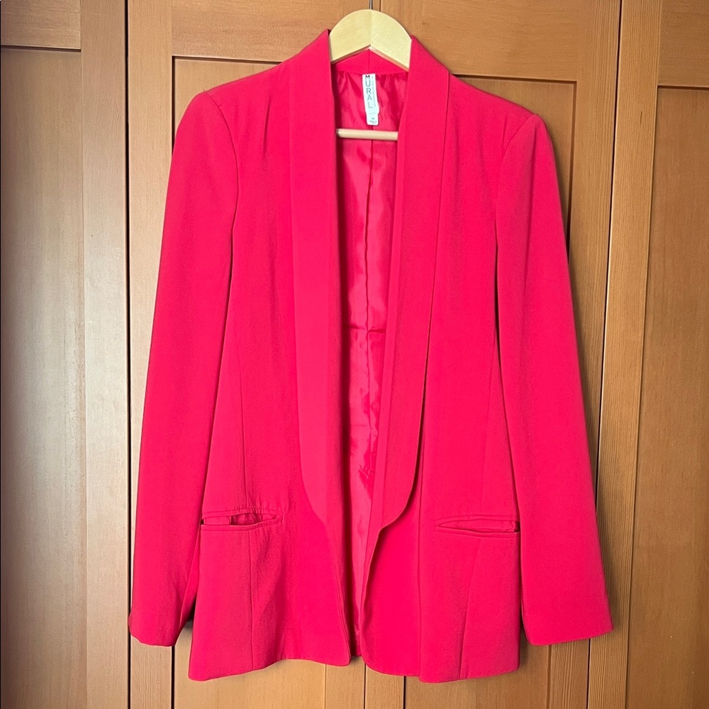 Mural Women's Magenta Blazer